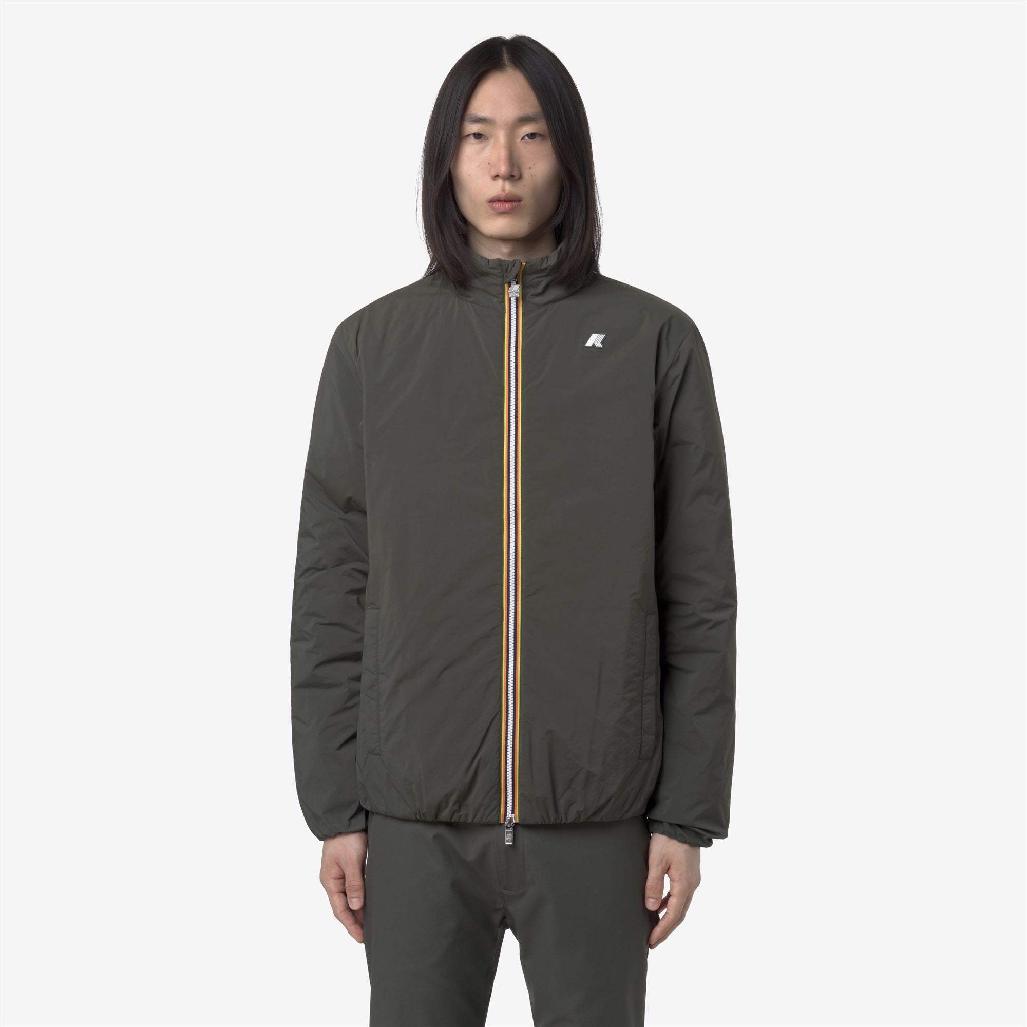 VALENTINE PLAIN WARM - Jackets - Short - Man - GREEN BLACKISH