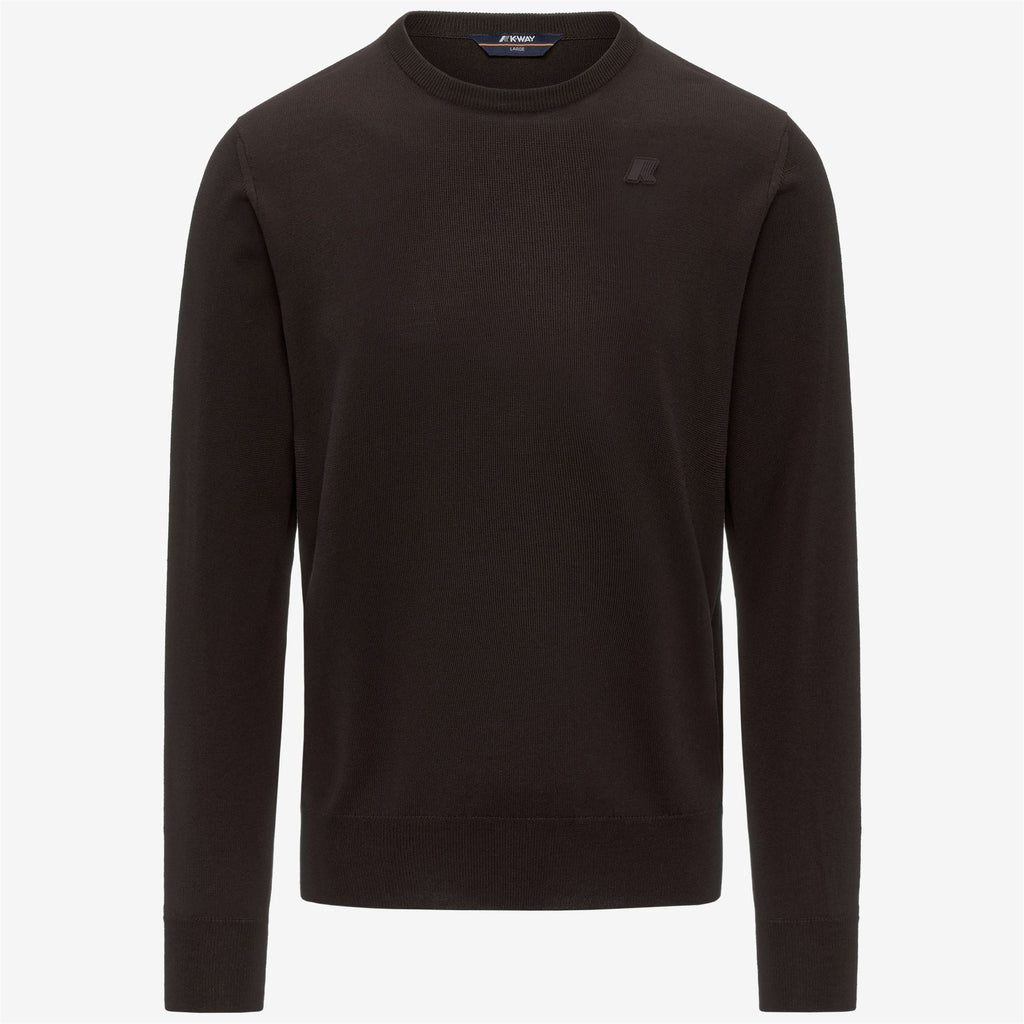 SEBASTIEN MERINO - KNITWEAR - Pull Over - Man - BLACK COFFEE