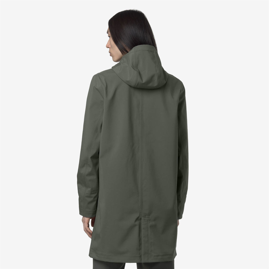 THOMAS BONDED - Jackets - Long - Man - GREEN BLACKISH-BLUE DEPTH