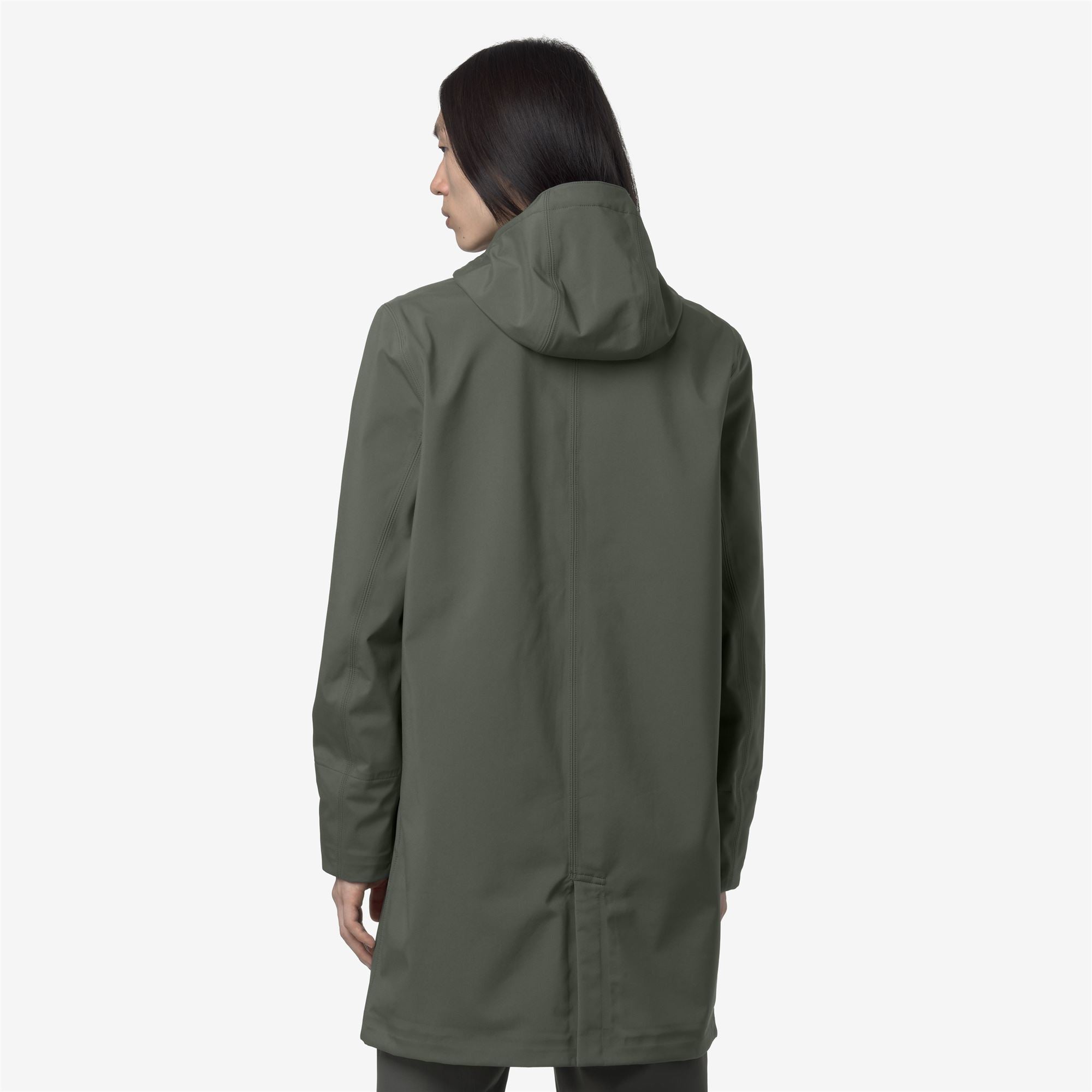 THOMAS BONDED - Jackets - Long - Man - GREEN BLACKISH-BLUE DEPTH