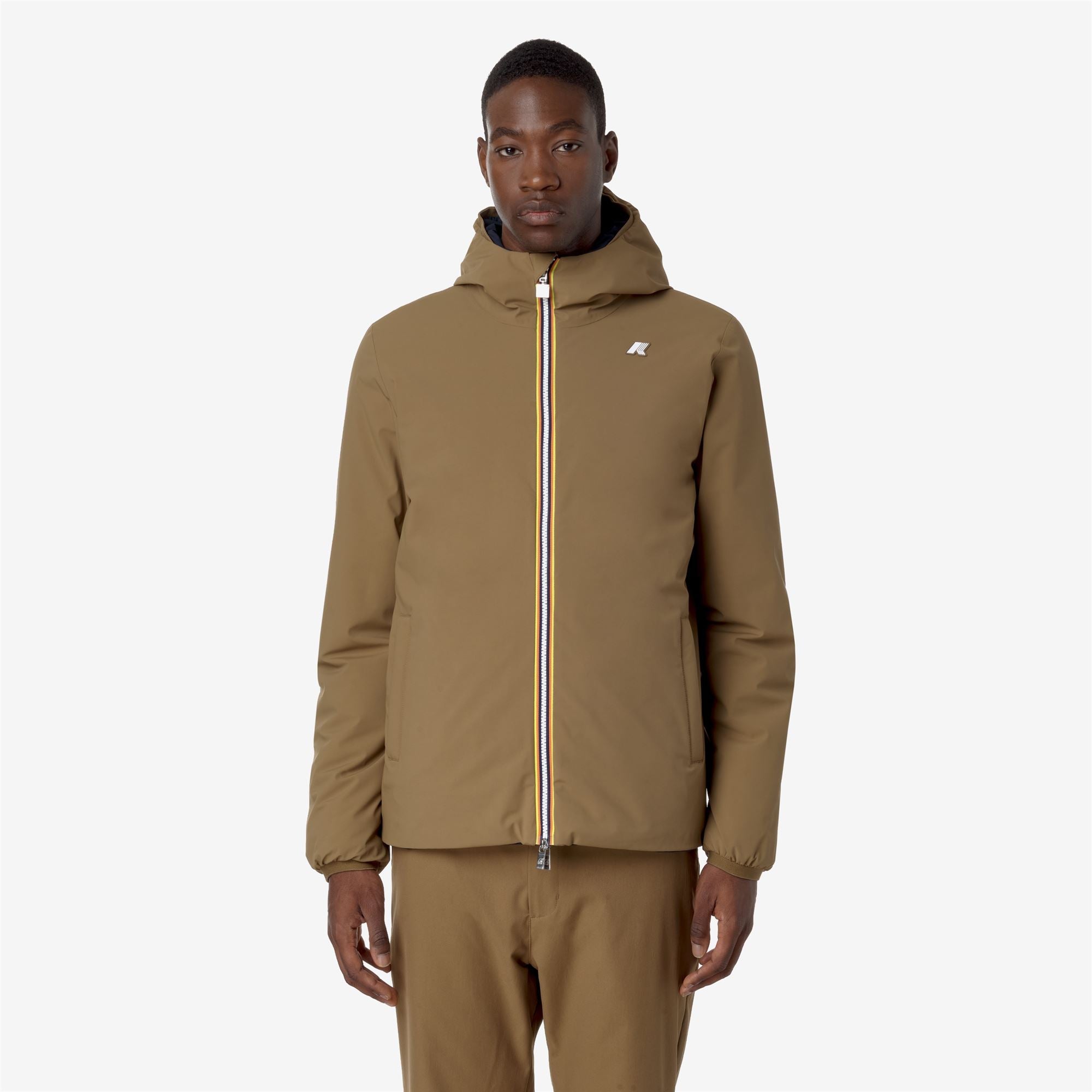 JACK ST WARM REVERSIBLE - Jackets - Short - Man - BROWN CORDA-BLUE DEPTH