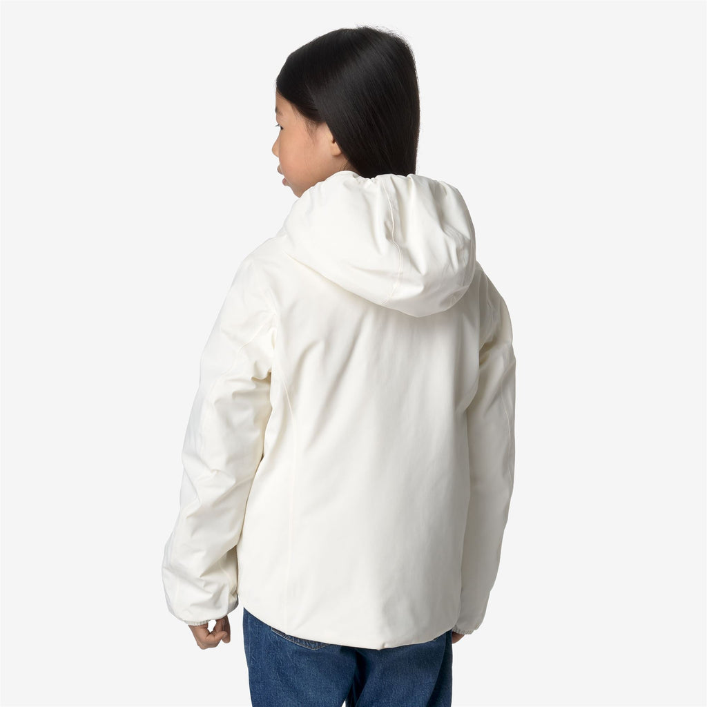 P. LILY ST WARM REVERSIBLE - Jackets - Short - Girl - WHITE G-PINK T