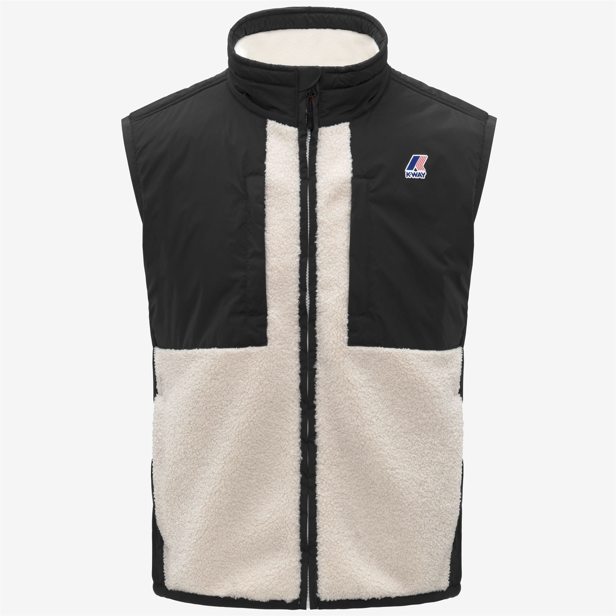 VITAL 4.0 ORSETTO - Fleece - Vest - Unisex - BLACK PURE-ECRU