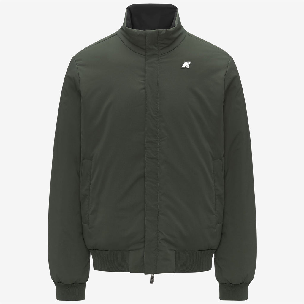 ARSENE ST WARM REVERSIBLE - Jackets - Short - Man - BLACK PURE-GREEN BLACKISH
